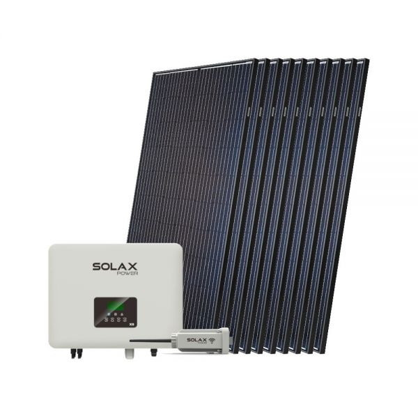 Solax Solar Komplett Set | 10x 380 Watt Halbzellen Module | 4000 Watt