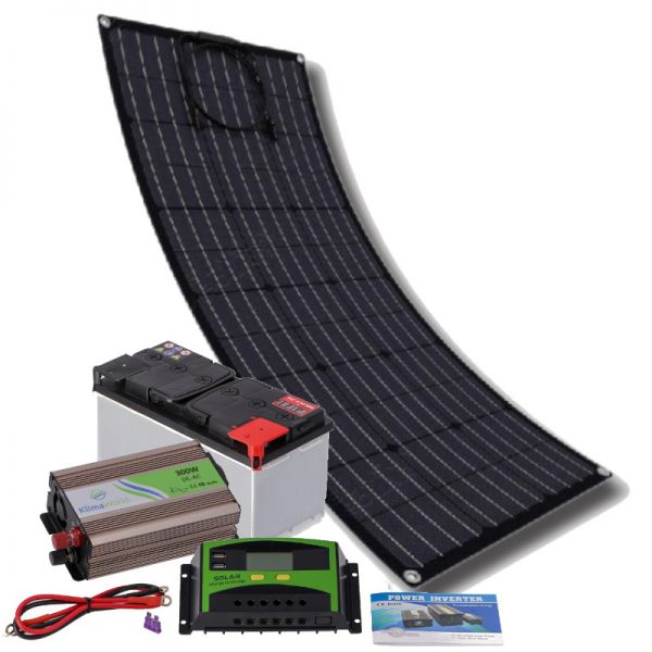 Solar Inselanlage | flexibles Set 300W | Strom erzeugen und speichern