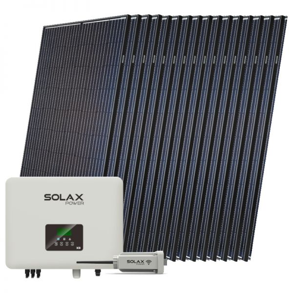 Solax Solar Komplett Set | 16x 380 Watt Halbzellen Module | 6000 Watt